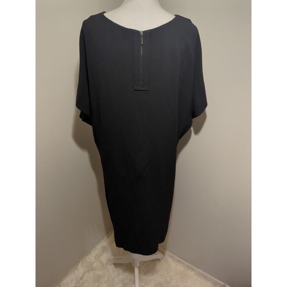 Piazza Sempione plain black minimalist classic dress - Picture 7 of 10